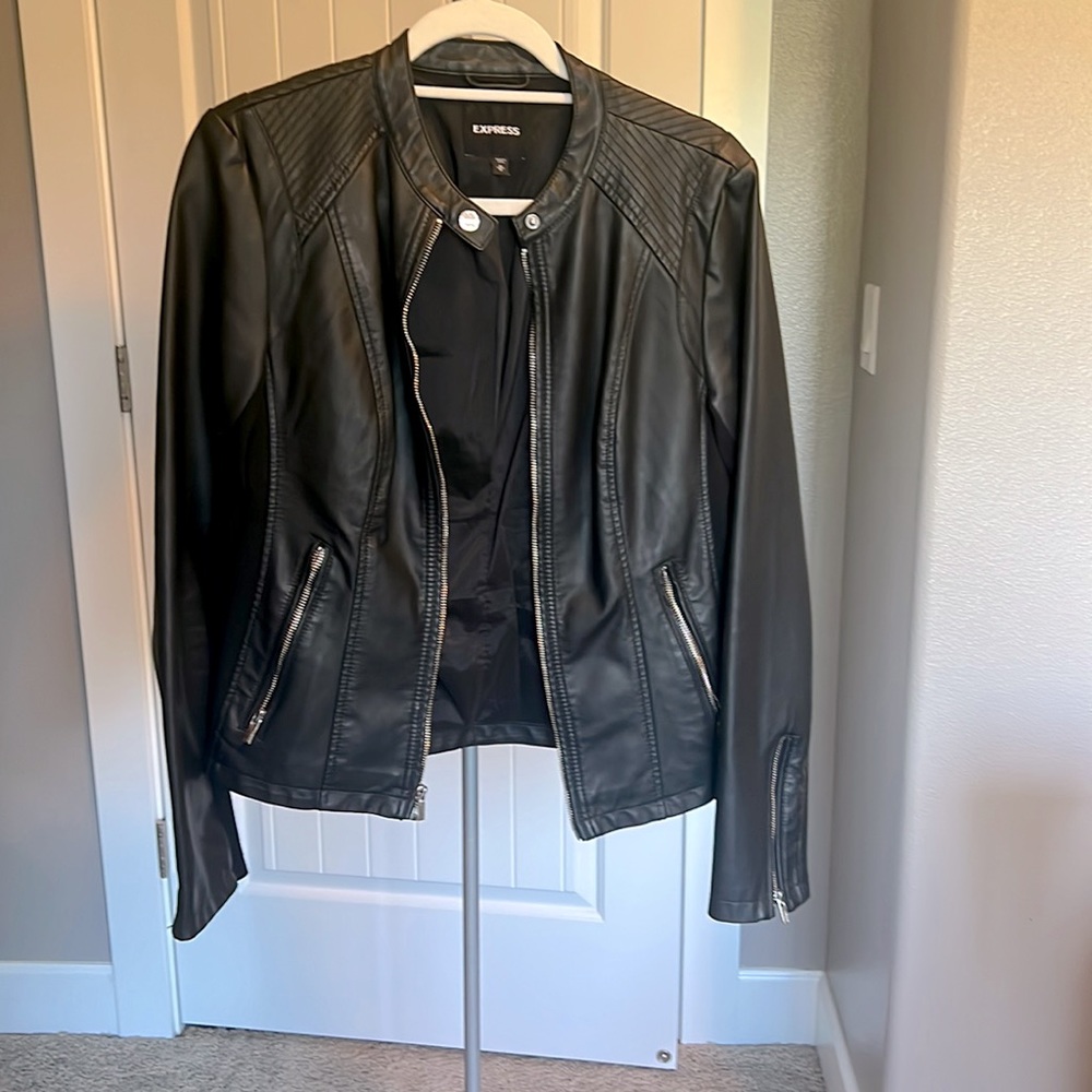 Faux Leather Jacket